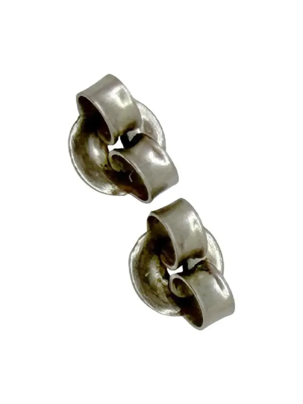 Chanel Cc Logo Earrings Sterling Silver #247130C90B